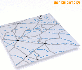 3d view of Wangmiaotaizi