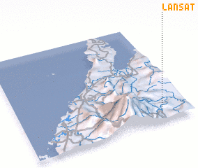 3d view of Lansat