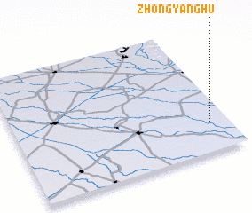 3d view of Zhongyanghu