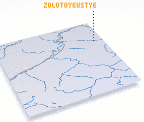 3d view of Zolotoye Ust\