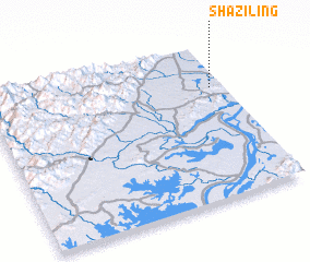 3d view of Shaziling