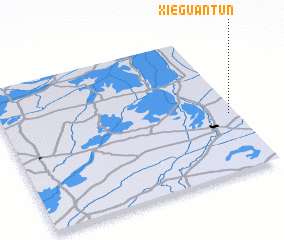 3d view of Xieguantun