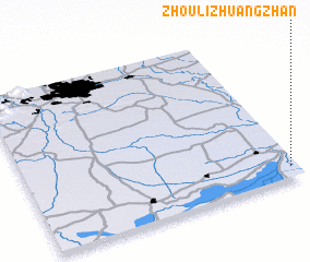 3d view of Zhoulizhuangzhan