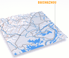 3d view of Baishazhou