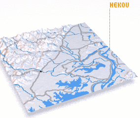 3d view of Hekou