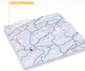 3d view of Shuitangkou