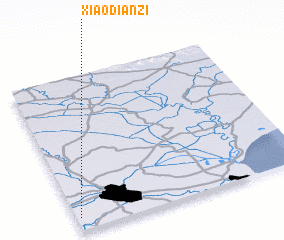 3d view of Xiaodianzi