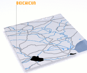 3d view of Beicaicun