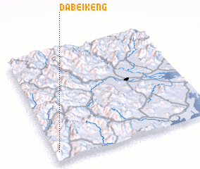 3d view of Dabeikeng