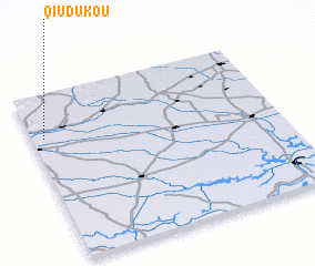 3d view of Qiudukou