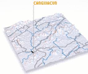 3d view of Cangxiacun