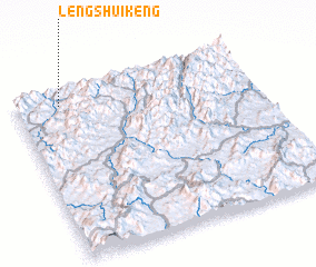 3d view of Lengshuikeng