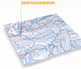 3d view of Kampong Gambaran