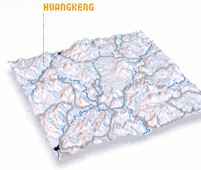 3d view of Huangkeng