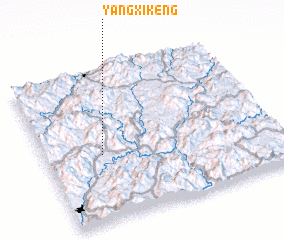 3d view of Yangxikeng