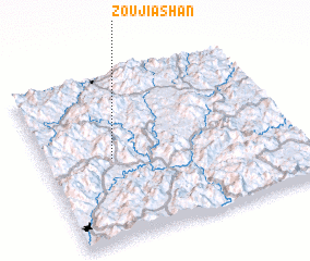 3d view of Zoujiashan