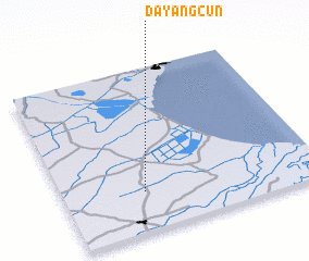 3d view of Dayangcun