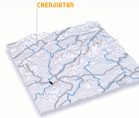 3d view of Chenjiatan