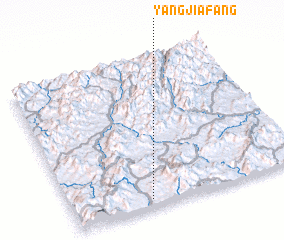 3d view of Yangjiafang