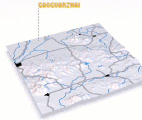 3d view of Gaoguanzhai