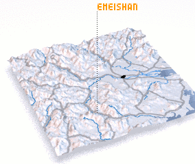 3d view of Emeishan