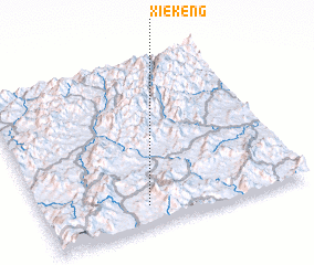 3d view of Xiekeng