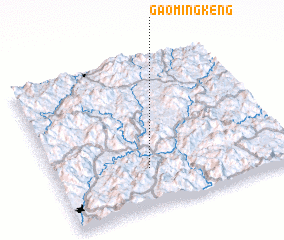 3d view of Gaomingkeng