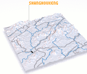 3d view of Shanghoukeng