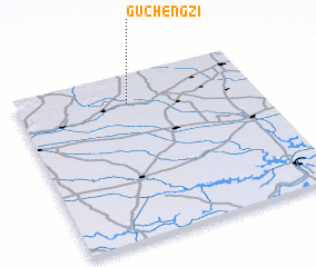 3d view of Guchengzi