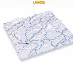 3d view of Luocun