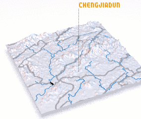 3d view of Chengjiadun