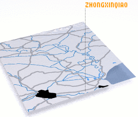 3d view of Zhongxinqiao