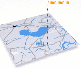 3d view of Zhaojiacun