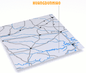 3d view of Huangdunmiao