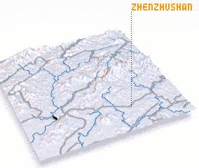 3d view of Zhenzhushan