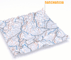 3d view of Nanshanxia