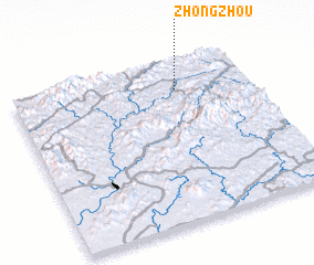 3d view of Zhongzhou