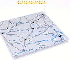 3d view of Guanqiaowangjia