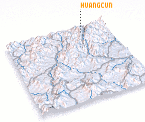 3d view of Huangcun