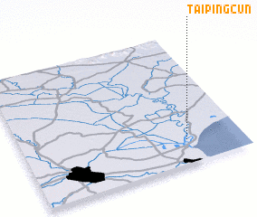 3d view of Taipingcun