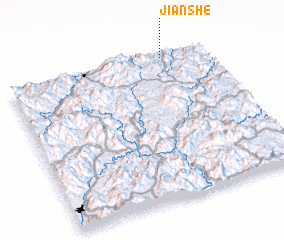 3d view of Jianshe