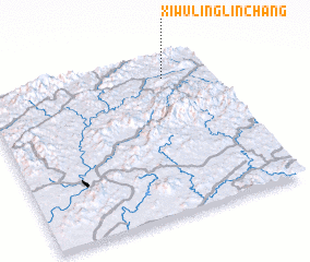 3d view of Xiwuling Linchang