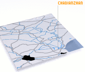 3d view of Chadianzhan