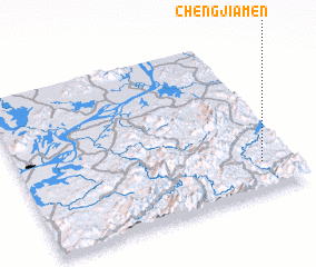 3d view of Chengjiamen