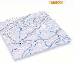 3d view of Yangcun