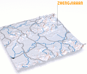 3d view of Zhengjiawan