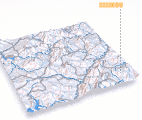 3d view of Xixikou