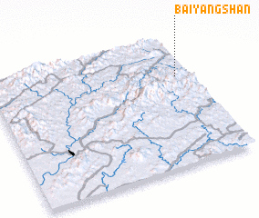 3d view of Baiyangshan