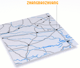 3d view of Zhangbaozhuang