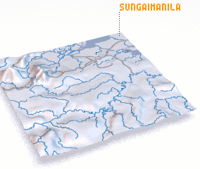 3d view of Sungai Manila